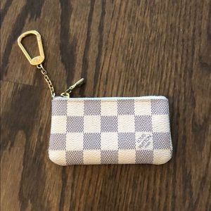 LOUIS VUITTON DAMIER AZUR KEY POUCH